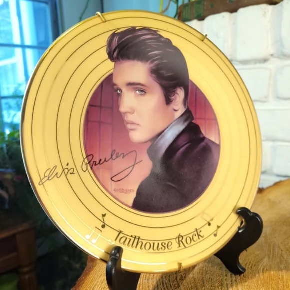 Elvis Collectible Plate Jailhouse Rock - Picture 1 of 5